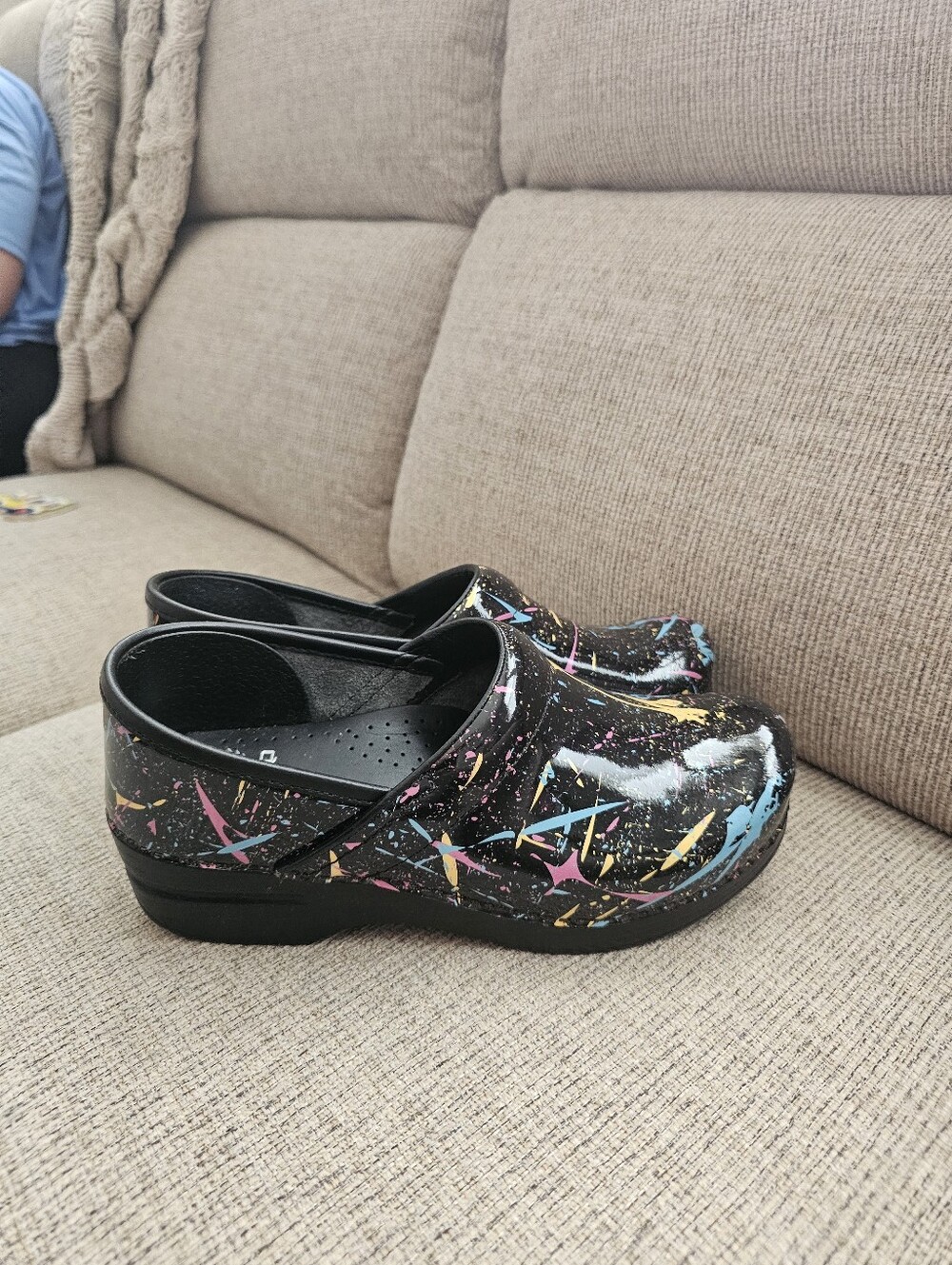 Dansko Professional Clogs In Color Splash Patent - Picture 4 of 6
